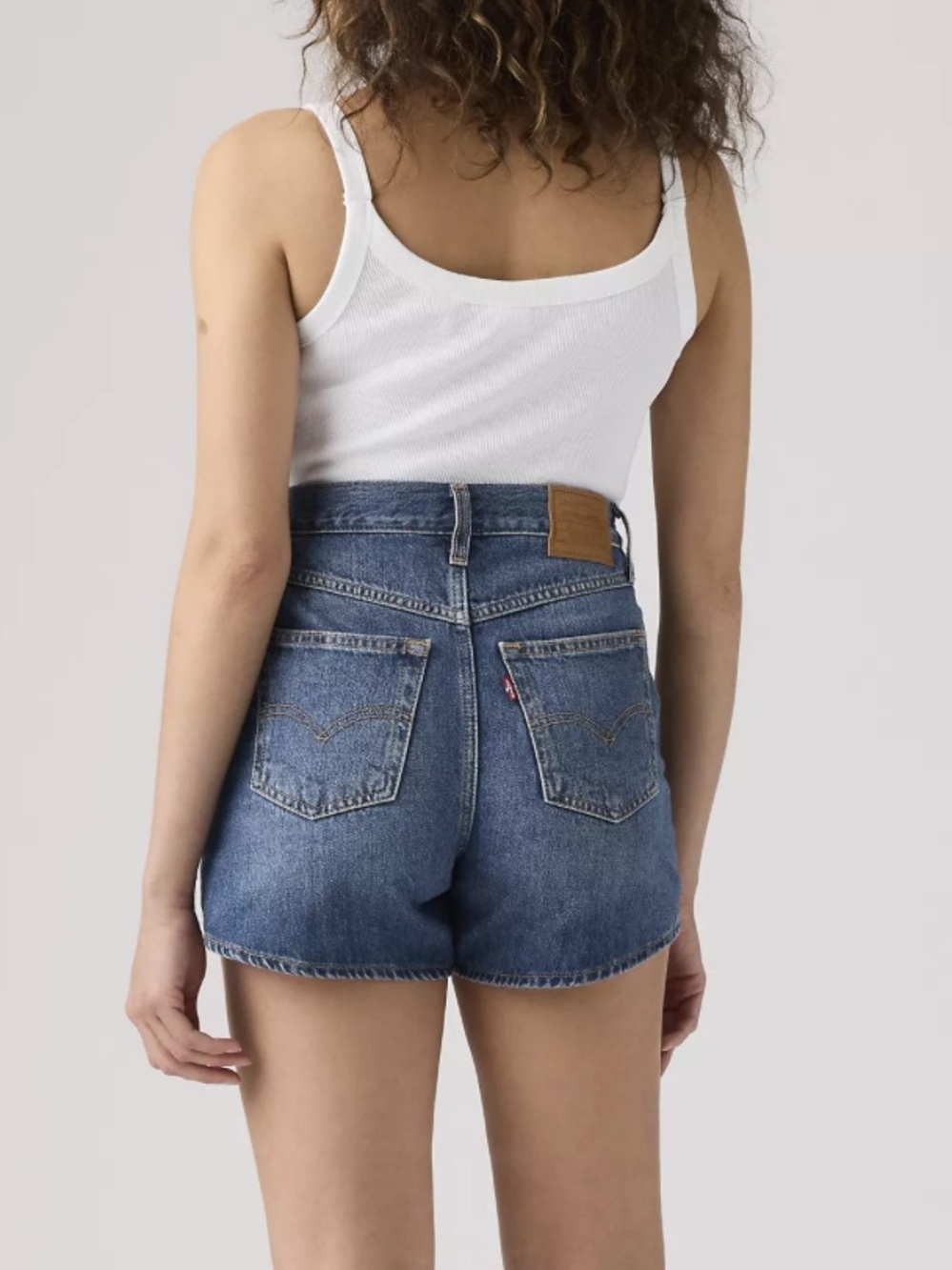 Levi’s 80S MOM SHORTS High-Rise Blue Denim women’s sz 31